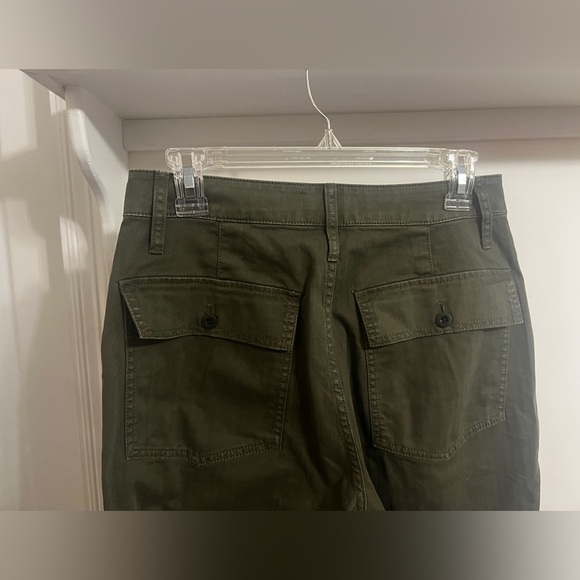 FINAL PRICE DROP NWT Madewell Pants Womens Army Green Utility - Picture 5 of 6